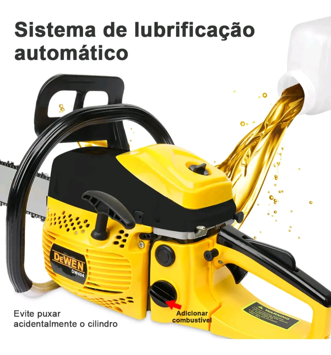 DEWEN MOTOSERRA A GASOLINA 52cc 20 POLEGADAS 3.0hp/2.2kw