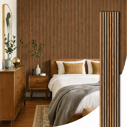 PAINEL RIPADO MADEIRA NATURAL - 270x110cm