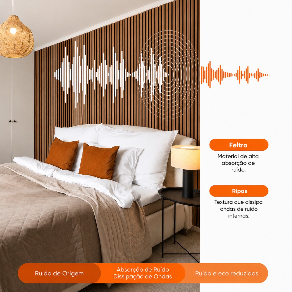 PAINEL RIPADO MADEIRA NATURAL - 270x110cm